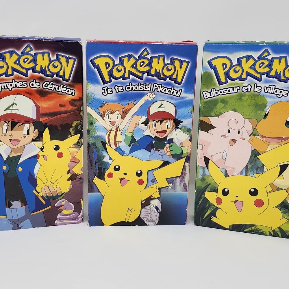 Lot 3 VHS Pokemon VF